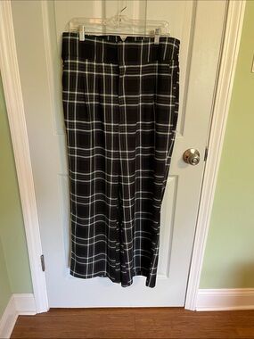 torrid Black Plaid Pants with Purple & Green Accents